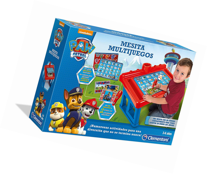 clementoni paw patrol activity table
